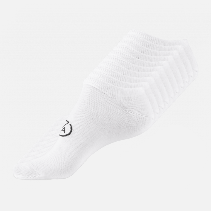 10 x Kotníkové Ponožky Bílé