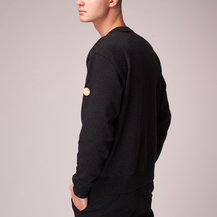 Vlněný Svetr Merino Grey S