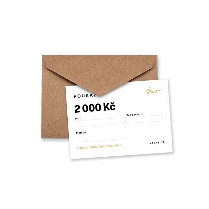 Dárkový poukaz - 2 000 Kč