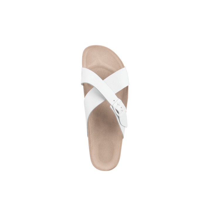 Pantofle Cork White 