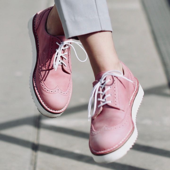 Brogue Low Pink