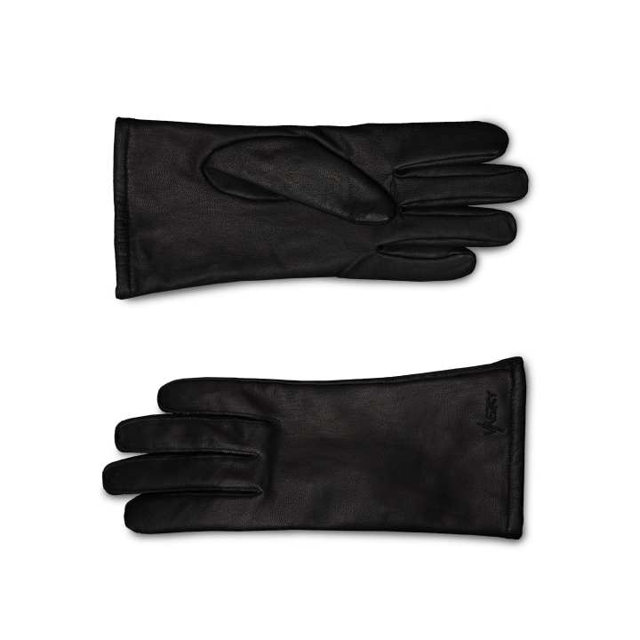 Dámské kožené rukavice Black