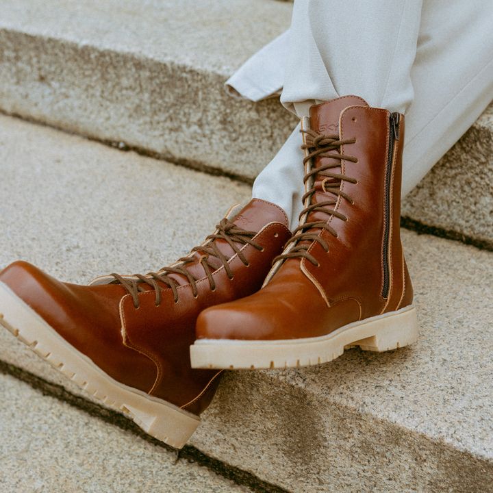 Lydie Zip Brown 