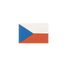 BeWooden Dřevěná Brož Vlajka Česko