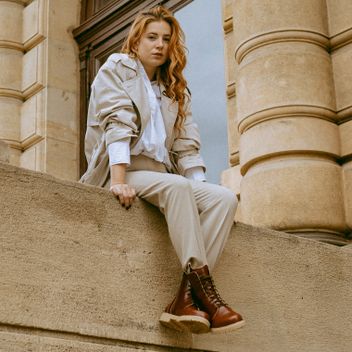 Lydie Zip Brown 