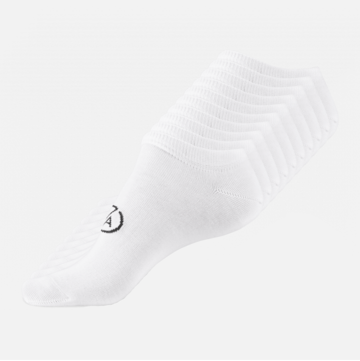 10 x Kotníkové Ponožky Bílé