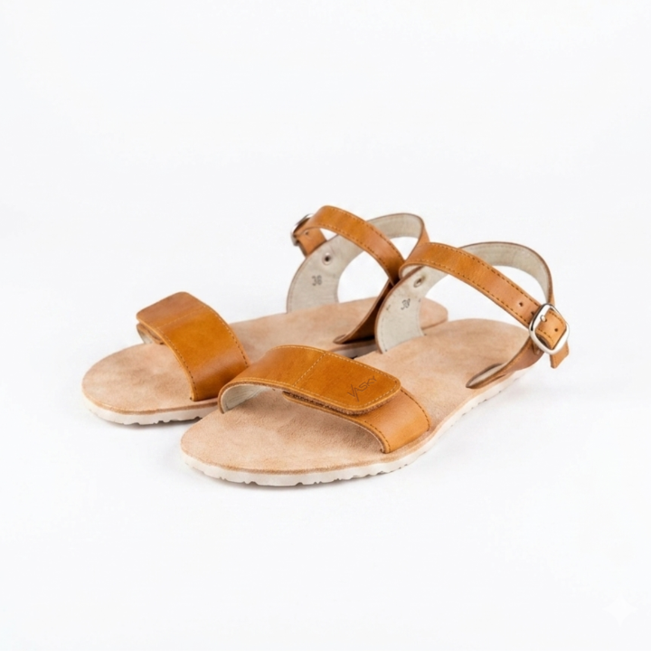 Barefoot Sandál Berry Caramel